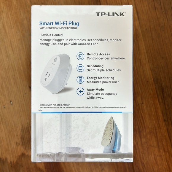 NIB Kasa Smart WiFi Plug w/Energy Monitoring by TP-Link. HS110 (US) - 1 PACK - Picture 8 of 10